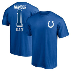 #1 Dad T-Shirt - Indianapolis Colts T-shirts