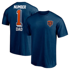 #1 Dad T-Shirt - Chicago Bears T-shirts
