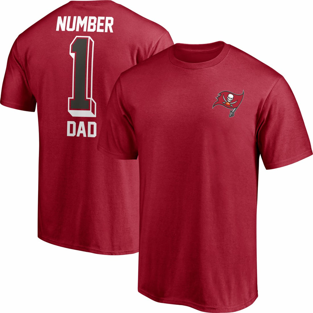 #1 Dad T-Shirt - Tampa Bay Buccaneers T-shirts