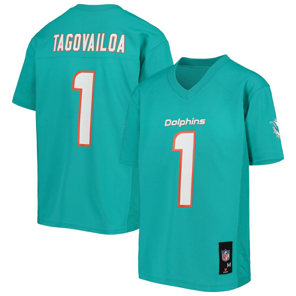 Tua Tagovailoa  Youth Replica Player Jersey - Miami Dolphins Jerseys