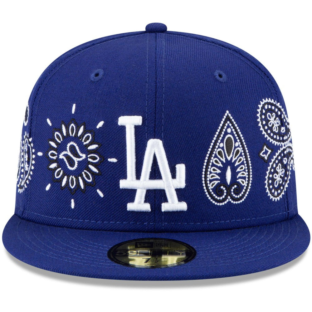 Royal Los Angeles Dodgers New Era Paisley Elements 59FIFTY Fitted Hat