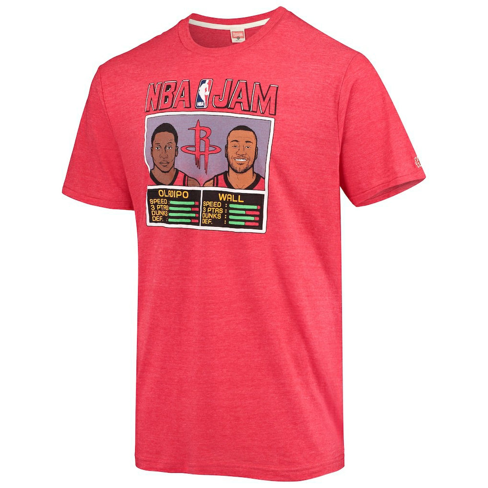 John Wall & Victor Oladipo Houston Rockets Homage NBA Jam Tri-Blend T-Shirt