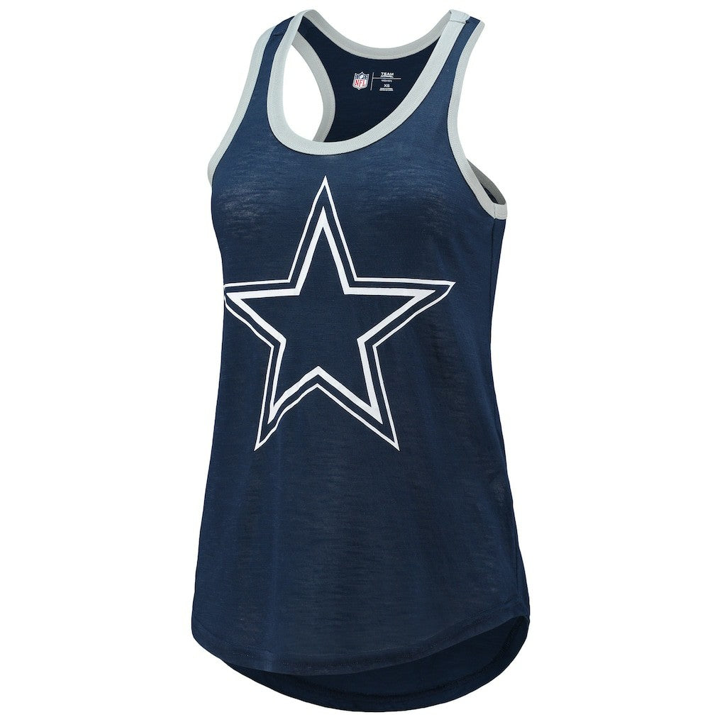 G-III 4Her by Carl Banks Women's Tater Burnout Tank Top - Dallas Cowboys Tops