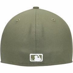 Olive Milwaukee Brewers New Era White Logo 59FIFTY Fitted Hat