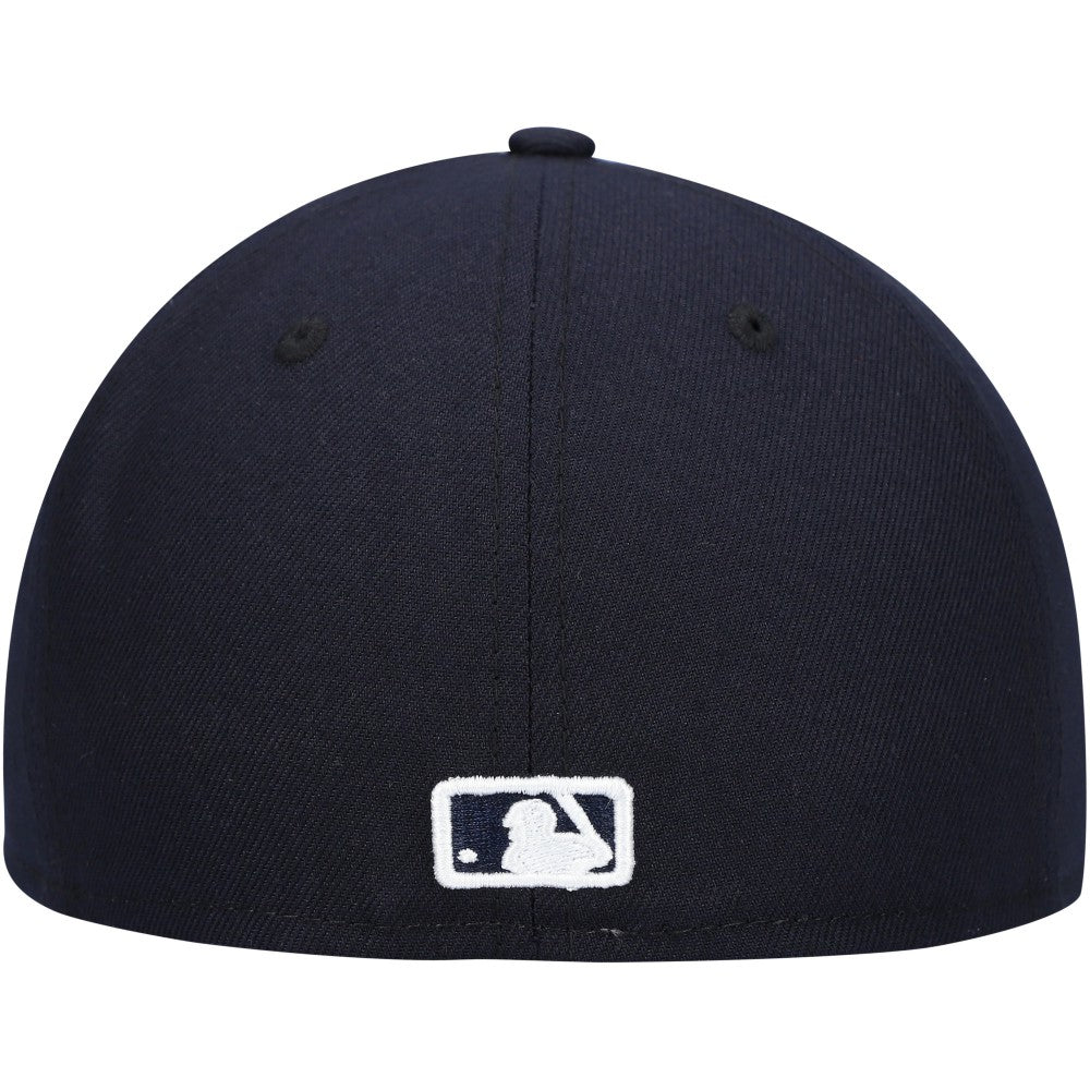 Navy Milwaukee Brewers New Era White Logo 59FIFTY Fitted Hat