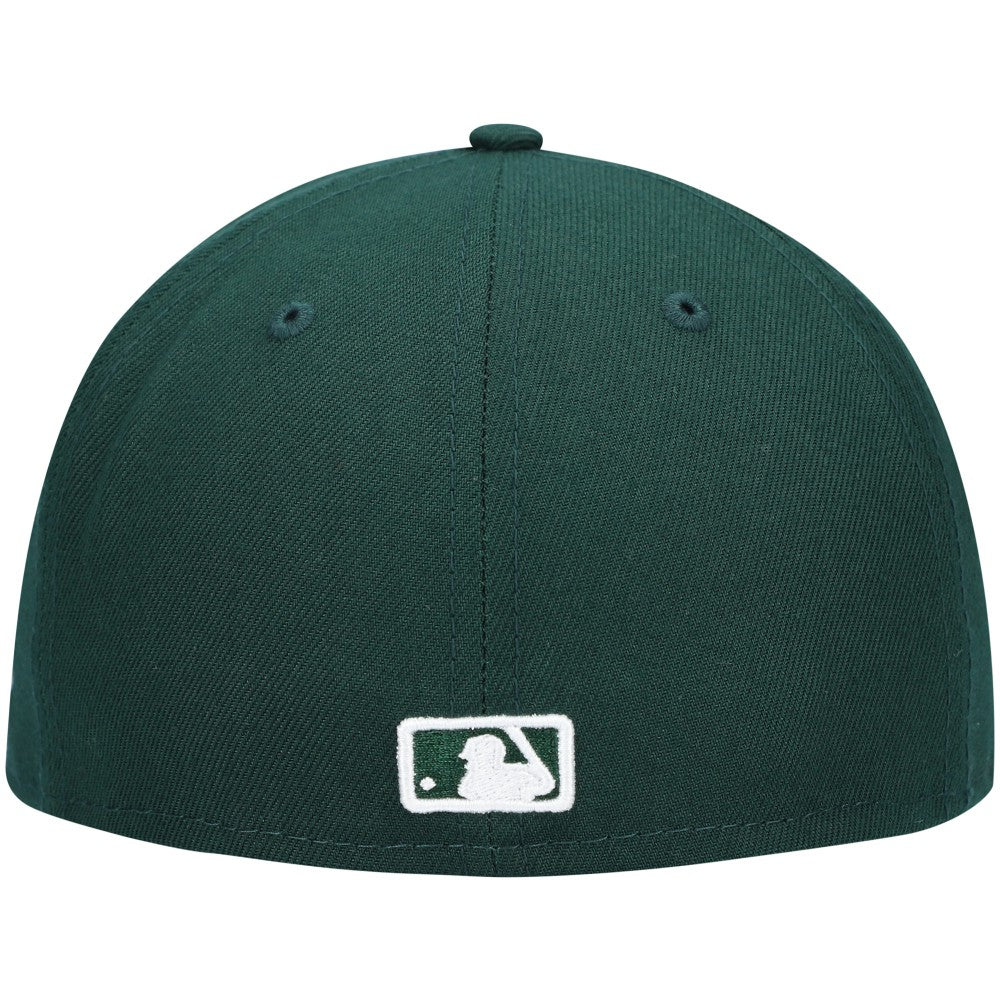 Green Milwaukee Brewers New Era White Logo 59FIFTY Fitted Hat