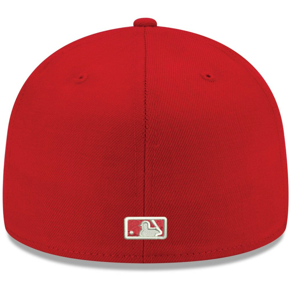 Red Minnesota Twins New Era White Logo 59FIFTY Fitted Hat
