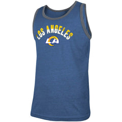 Ringer Tri-Blend Tank Top - Los Angeles Rams Tops