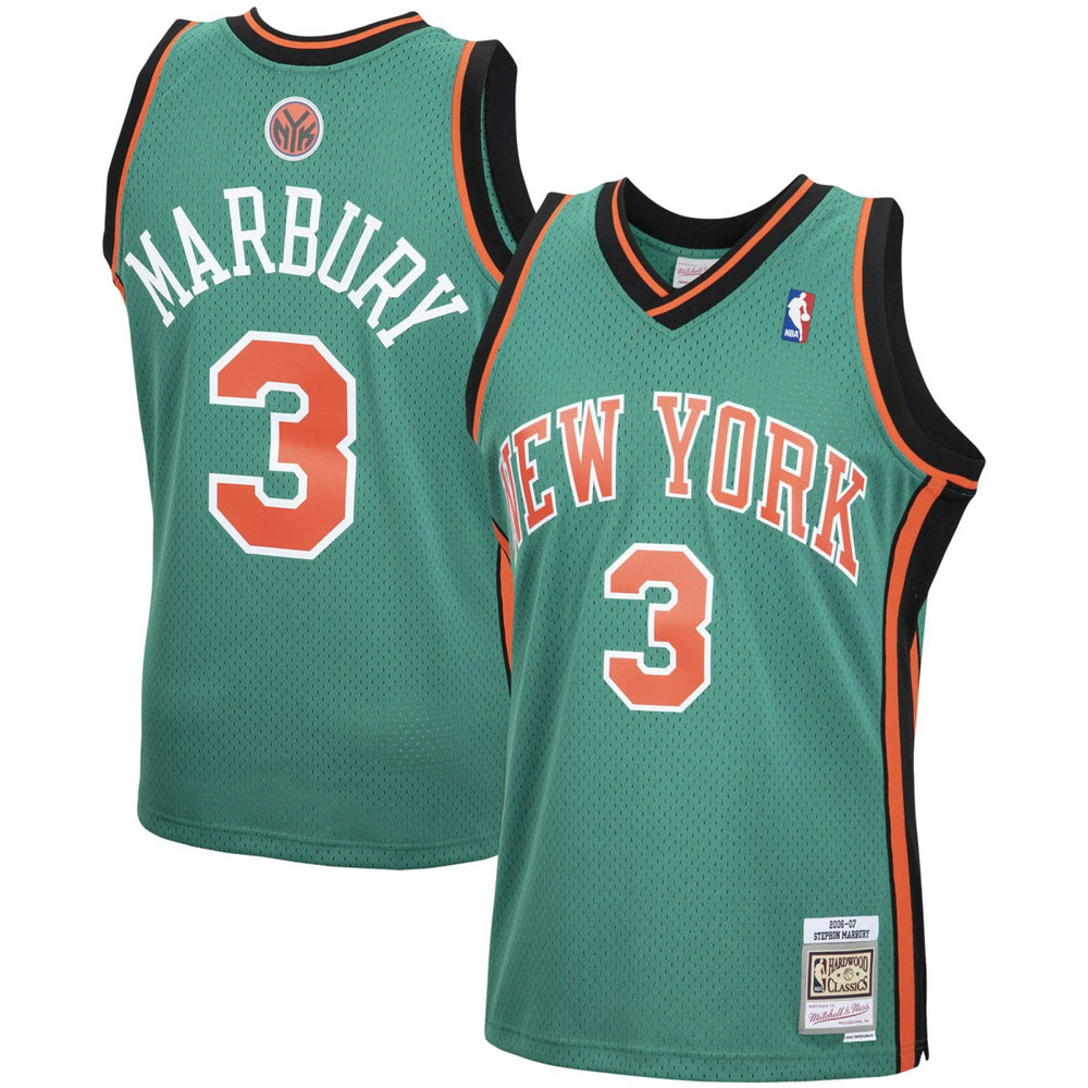 Mitchell & Ness Stephon Marbury New York Knicks 2006/07 Hardwood Classics Swingman Jersey