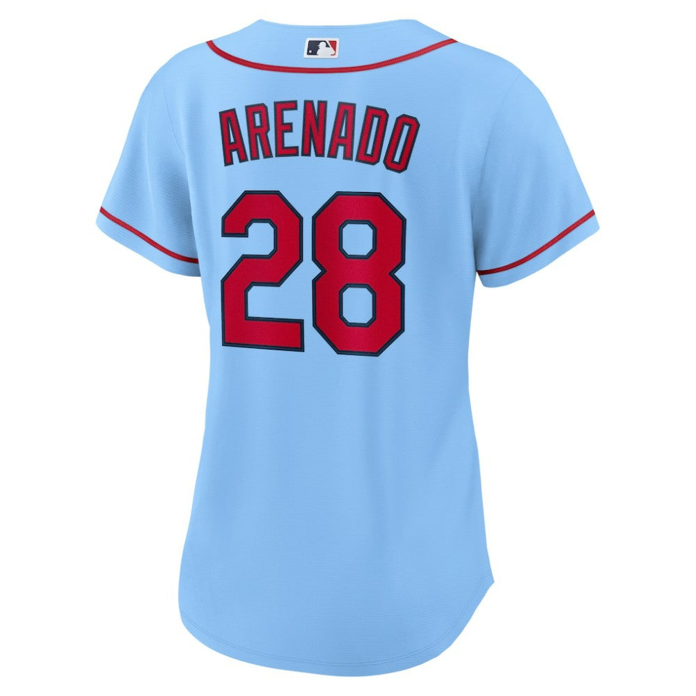 Light Blue Nolan Arenado St. Louis Cardinals Nike Women's Alternate Replica Player Jersey