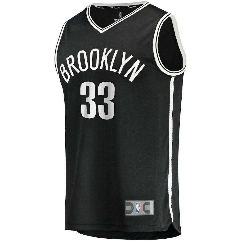 Fanatics Nicolas Claxton Brooklyn Nets Fast Break Replica Jersey