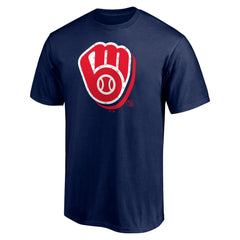 Navy Milwaukee Brewers Red White and Team T-Shirt