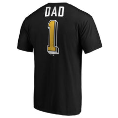 Black Pittsburgh Pirates Number One Dad T-Shirt