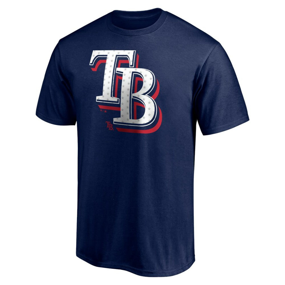 Navy Tampa Bay Rays Red White and Team T-Shirt