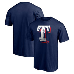 Navy Texas Rangers Red White and Team T-Shirt