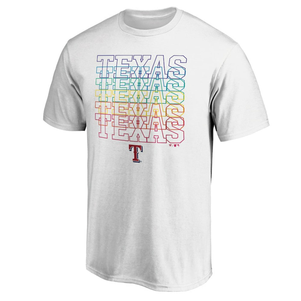 White Texas Rangers City Pride T-Shirt