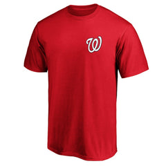 Red Washington Nationals Number One Dad T-Shirt