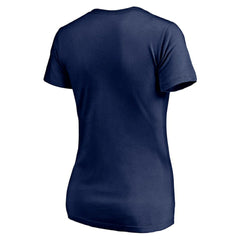 Navy San Diego Padres Women's Red White and Team V-Neck T-Shirt