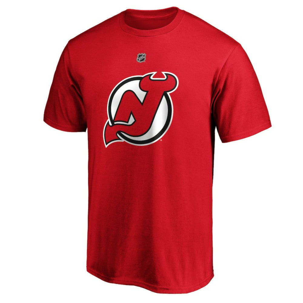 NHL Jack Hughes New Jersey Devils Fanatics Big & Tall Name & Number T-Shirt