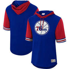 Mitchell & Ness Philadelphia 76ers Hardwood Classics Buzzer Beater Mesh Pullover Hoodie