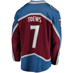 NHL Devon Toews Colorado Avalanche Fanatics Home Breakaway Player Jersey