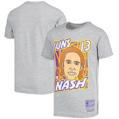 Mitchell & Ness Steve Nash Phoenix Suns Youth Hardwood Classics King of the Court Player T-Shirt