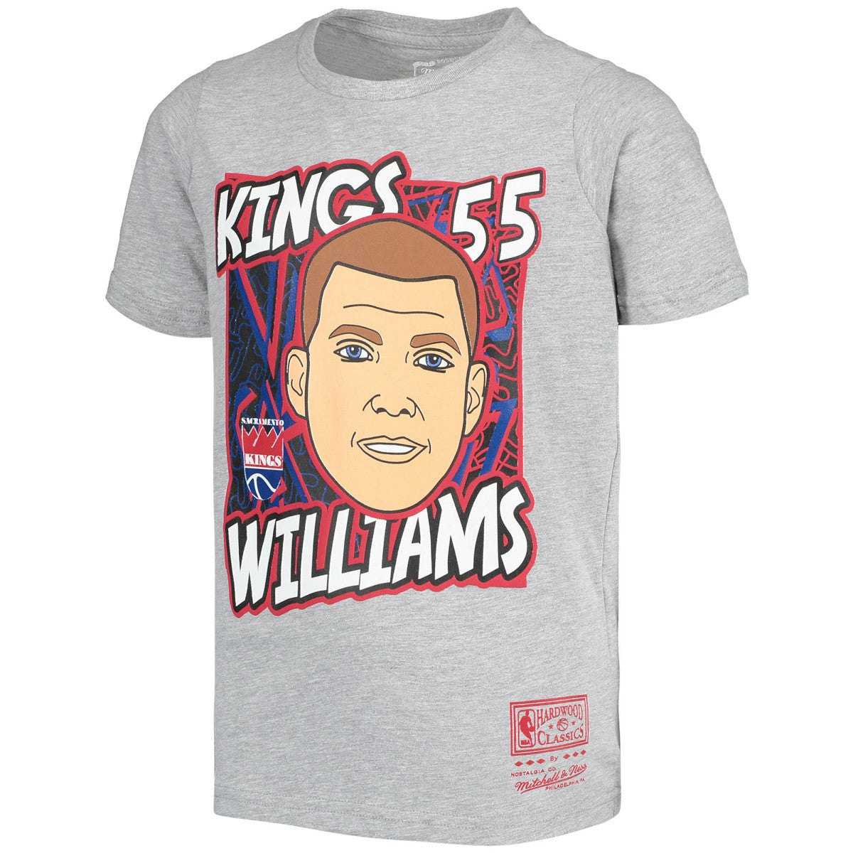 Mitchell & Ness Jason Williams Sacramento Kings Youth Hardwood Classics King of the Court Player T-Shirt