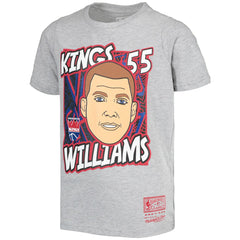 Mitchell & Ness Jason Williams Sacramento Kings Youth Hardwood Classics King of the Court Player T-Shirt