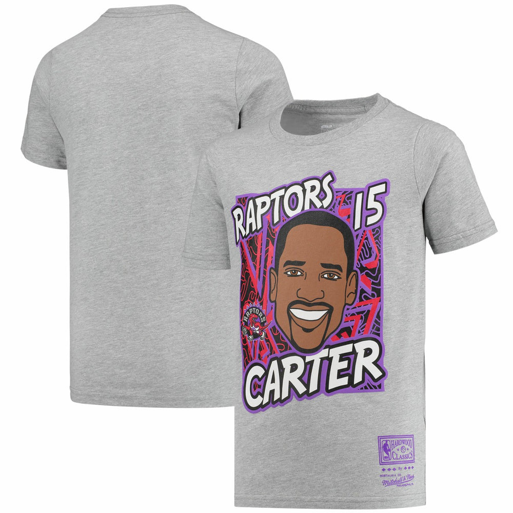 Mitchell & Ness Vince Carter Toronto Raptors Youth Hardwood Classics King of the Court Player T-Shirt