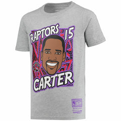 Mitchell & Ness Vince Carter Toronto Raptors Youth Hardwood Classics King of the Court Player T-Shirt
