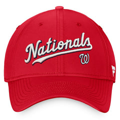 Red Washington Nationals Fanatics Core Flex Hat
