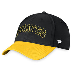 Black/Gold Pittsburgh Pirates Fanatics Core Flex Hat