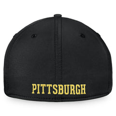 Black/Gold Pittsburgh Pirates Fanatics Core Flex Hat