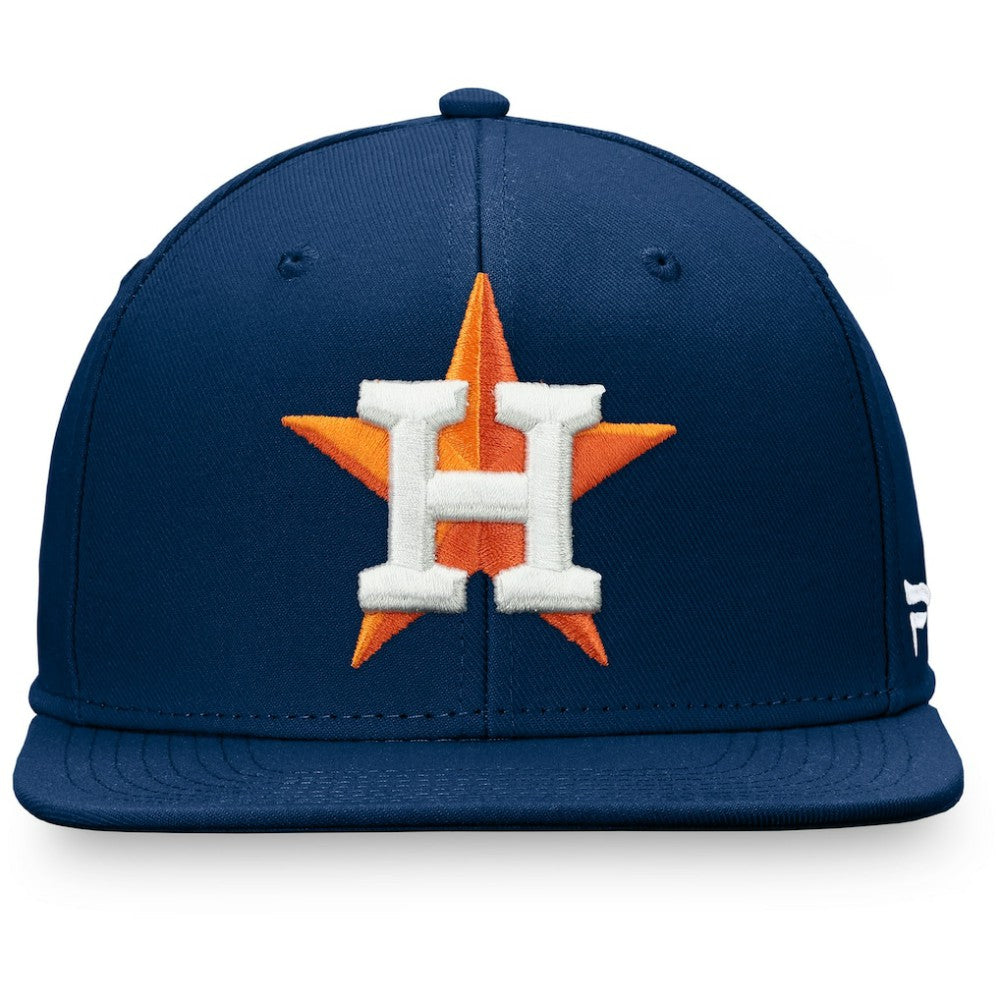 Navy Houston Astros Fanatics Core Adjustable Snapback Hat