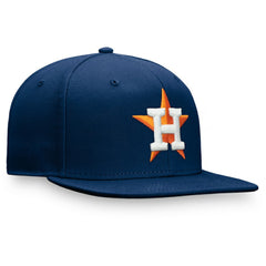 Navy Houston Astros Fanatics Core Adjustable Snapback Hat