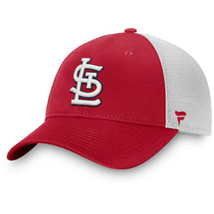 Red/White St. Louis Cardinals Fanatics Team Core Unstructured Trucker Adjustable Hat