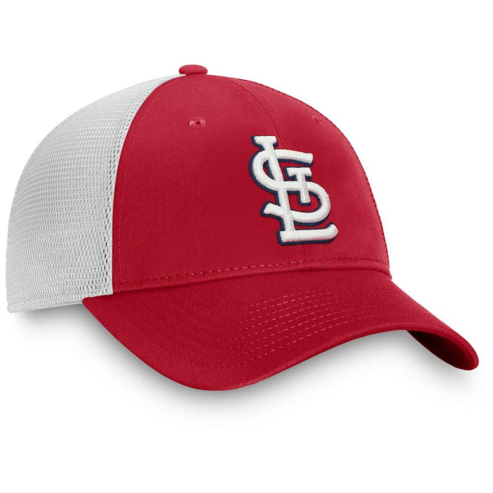 Red/White St. Louis Cardinals Fanatics Team Core Unstructured Trucker Adjustable Hat