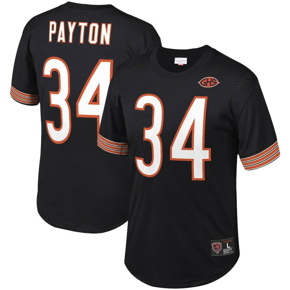 Walter Payton  Retired Player Name & Number Mesh Top - Chicago Bears Tops
