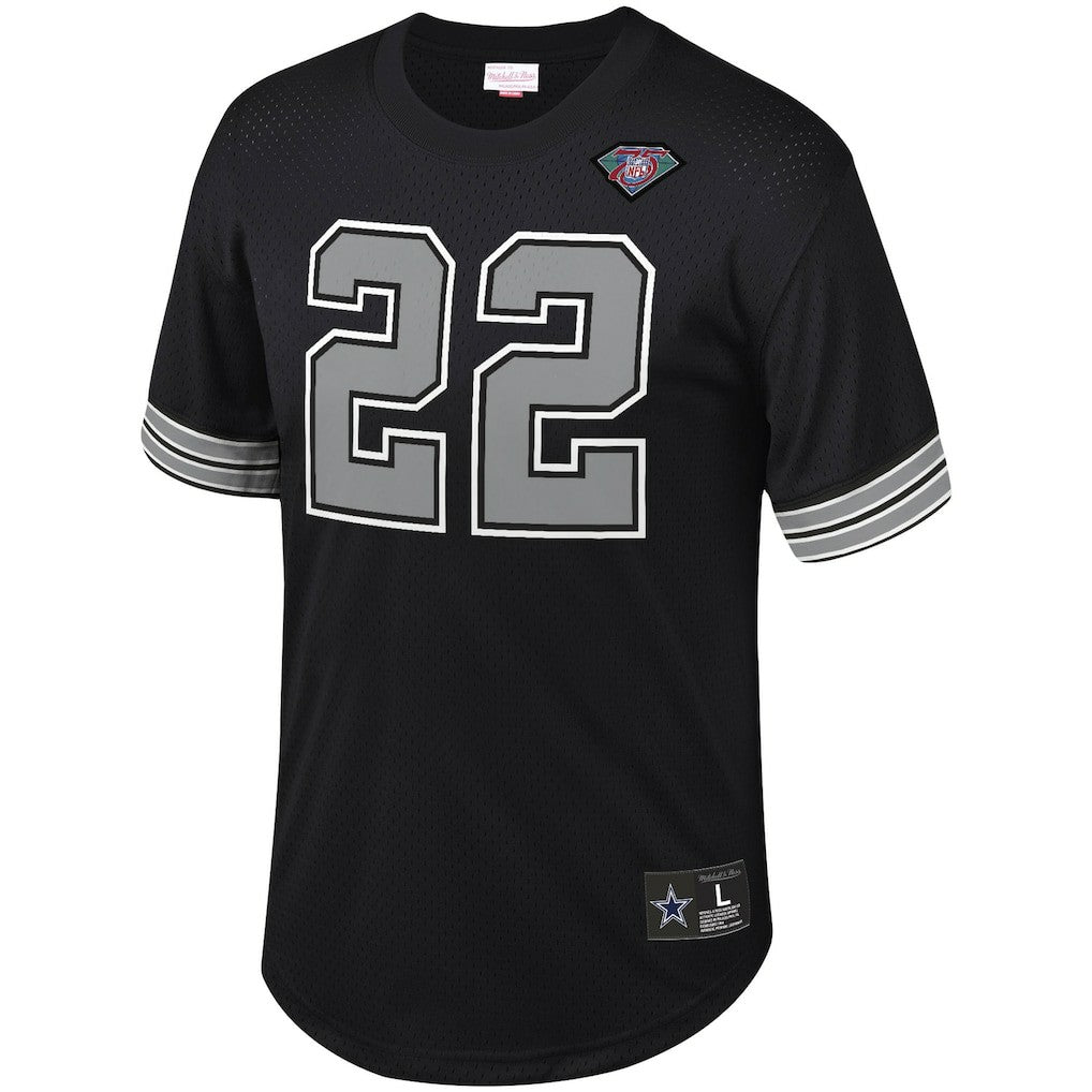 Emmitt Smith  Retired Player Name & Number Mesh Top - Dallas Cowboys Tops