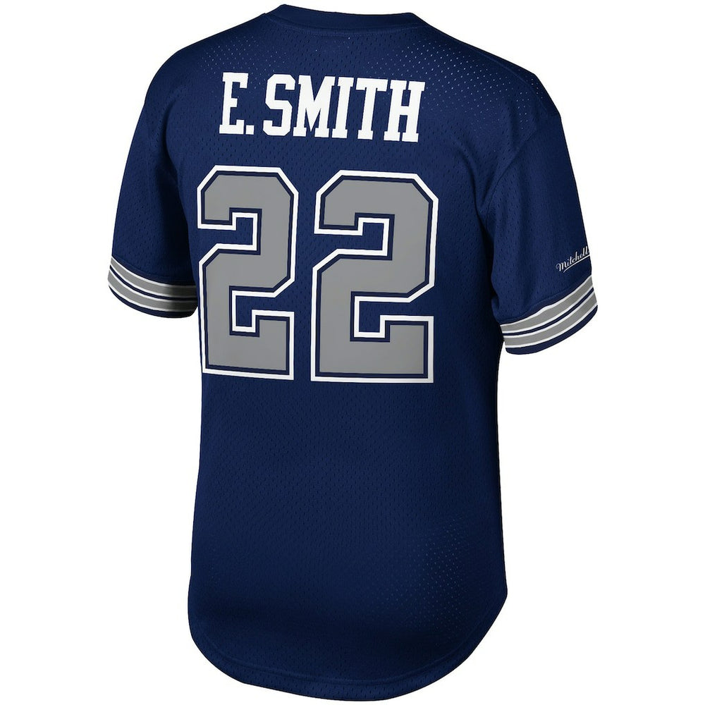 Emmitt Smith  Retired Player Name & Number Mesh Top - Dallas Cowboys Tops