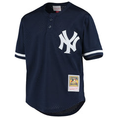 Navy Derek Jeter New York Yankees Mitchell & Ness Youth Cooperstown Collection Mesh Batting Practice Jersey