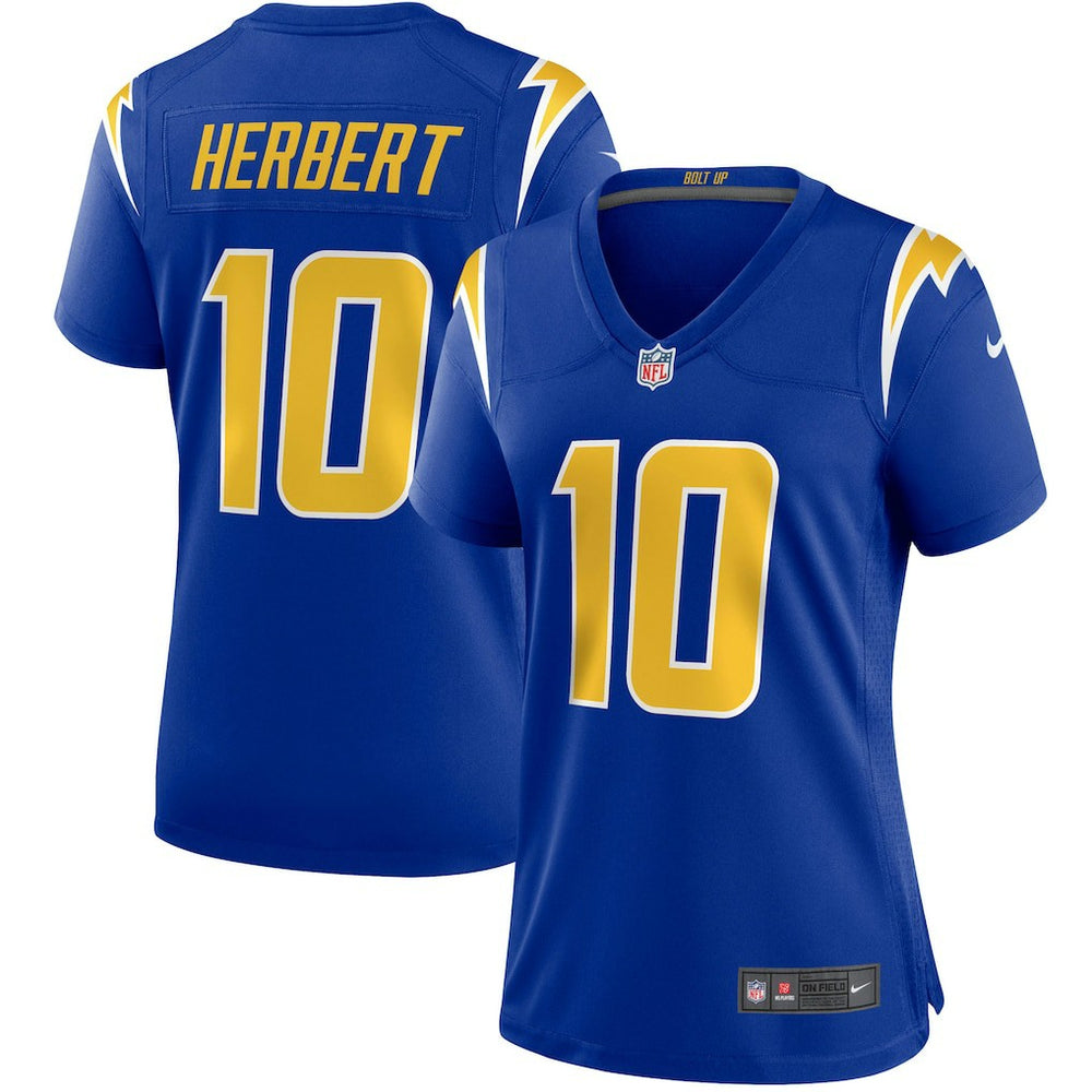 Justin Herbert  Women's Game Jersey - Los Angeles Chargers Jerseys