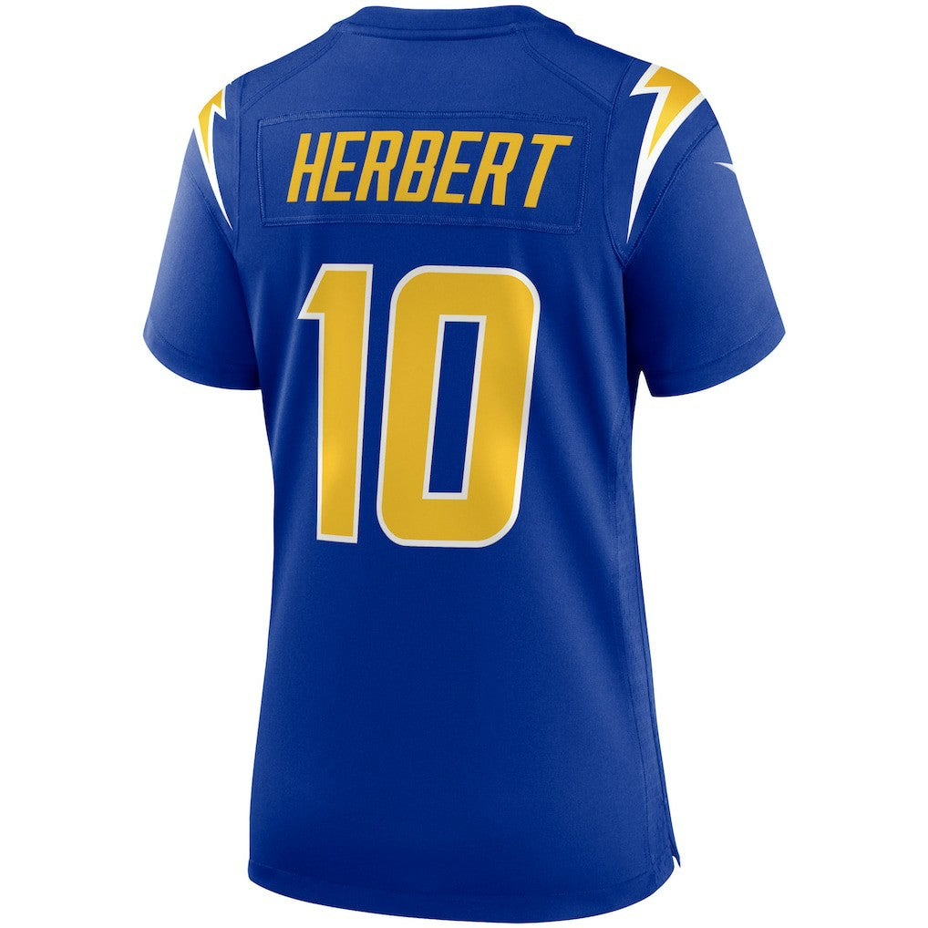 Justin Herbert  Women's Game Jersey - Los Angeles Chargers Jerseys