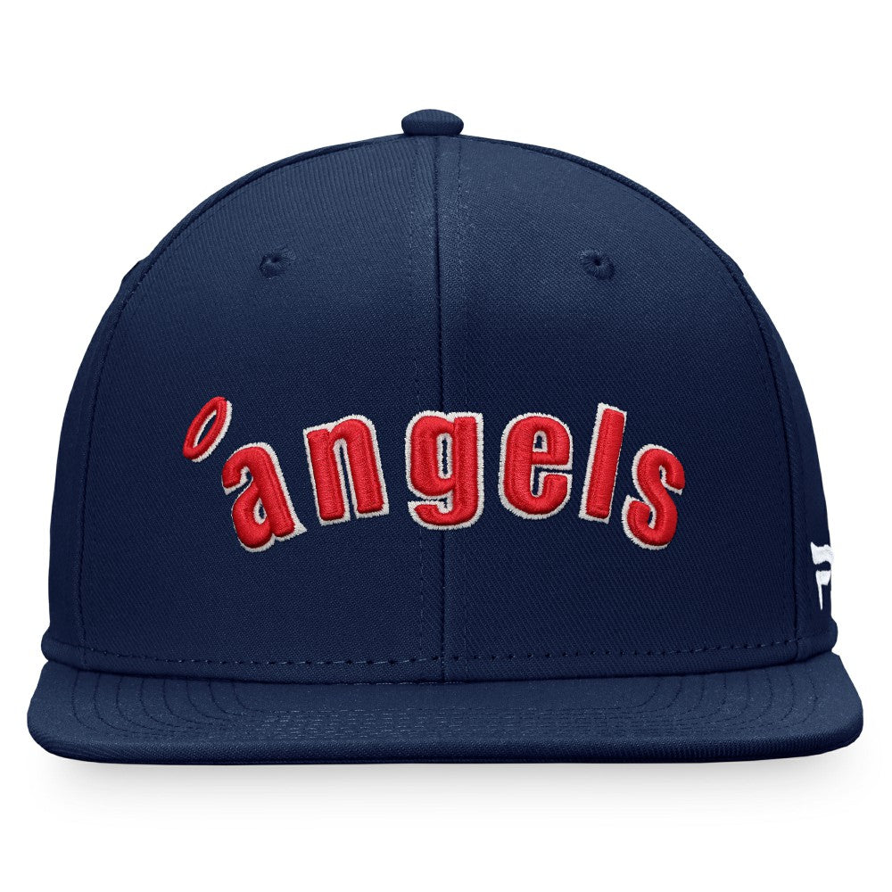 Navy California Angels Fanatics Cooperstown Collection Fitted Hat