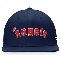 Navy California Angels Fanatics Cooperstown Collection Fitted Hat