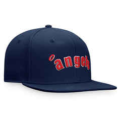 Navy California Angels Fanatics Cooperstown Collection Fitted Hat