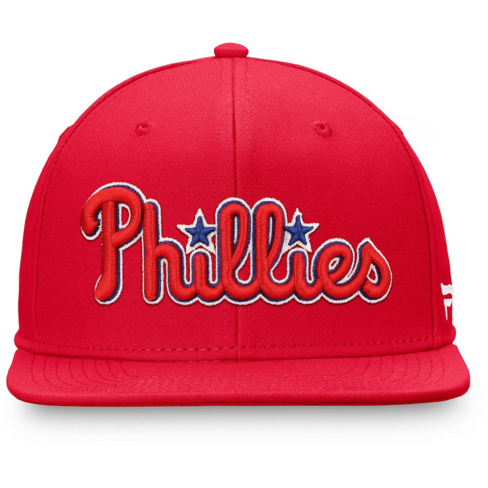 Red Philadelphia Phillies Fanatics Team Core Fitted Hat