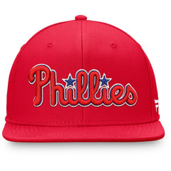 Red Philadelphia Phillies Fanatics Team Core Fitted Hat