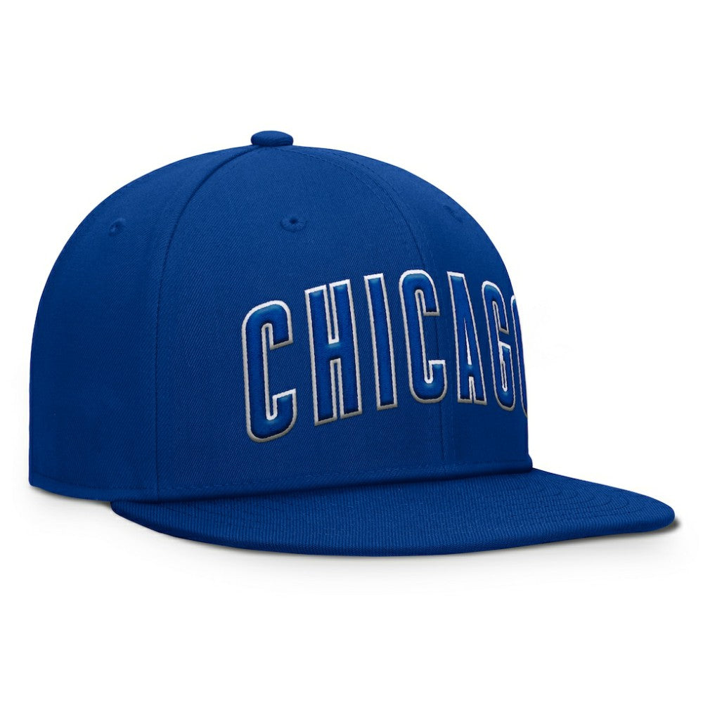 Royal Chicago Cubs Fanatics Team Core Fitted Hat