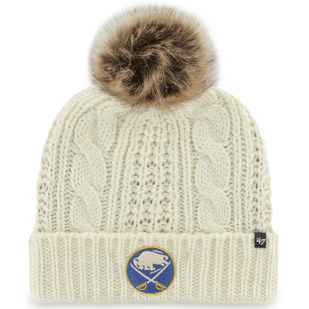 NHL Buffalo Sabres '47 Women's Meeko Cuffed Knit Hat with Pom